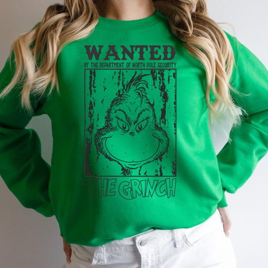 Wanted Green Guy Top
