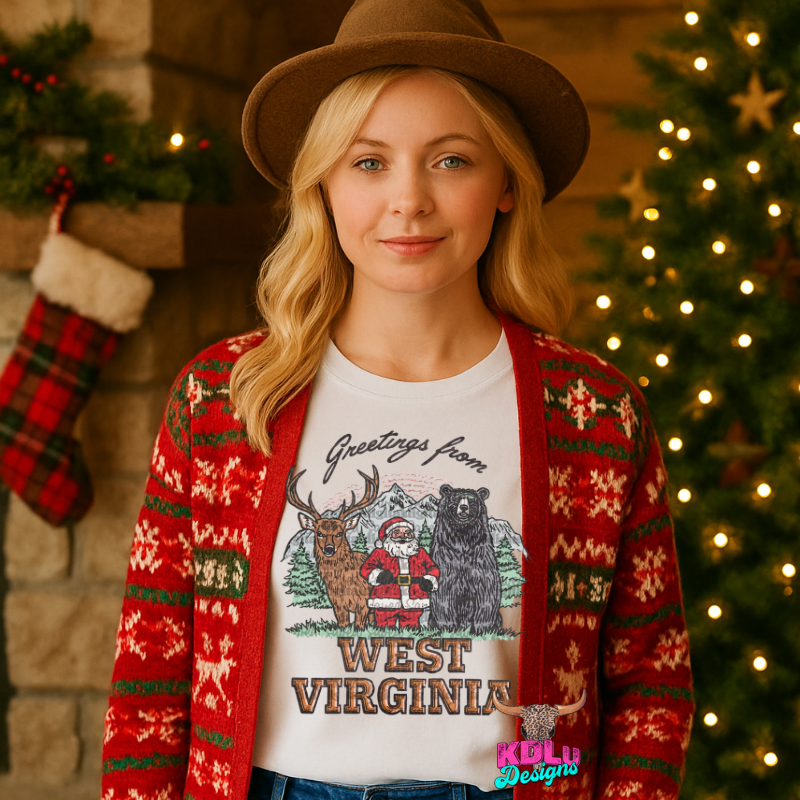 Greetings From Santa State Tee