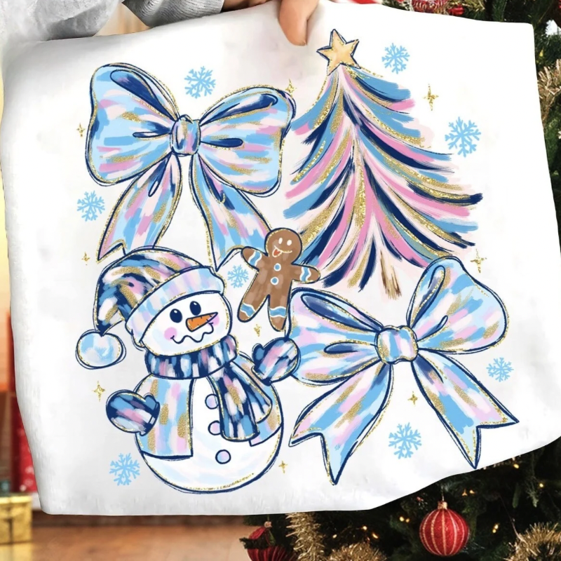 Blue Christmas Top