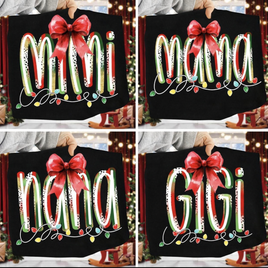 Christmas Name Tee
