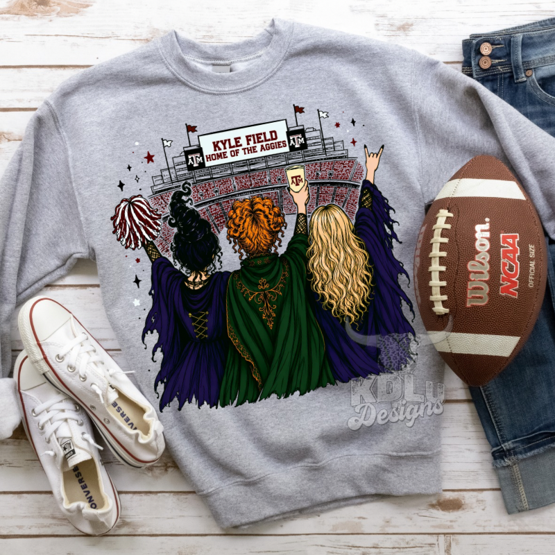 Witchy Sisters Football Top