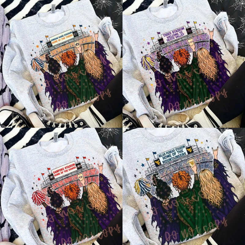 Witchy Sisters Football Top