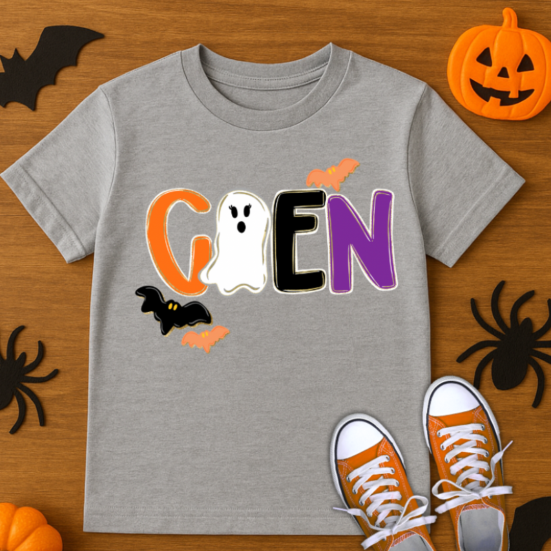 Custom Halloween Names Tee