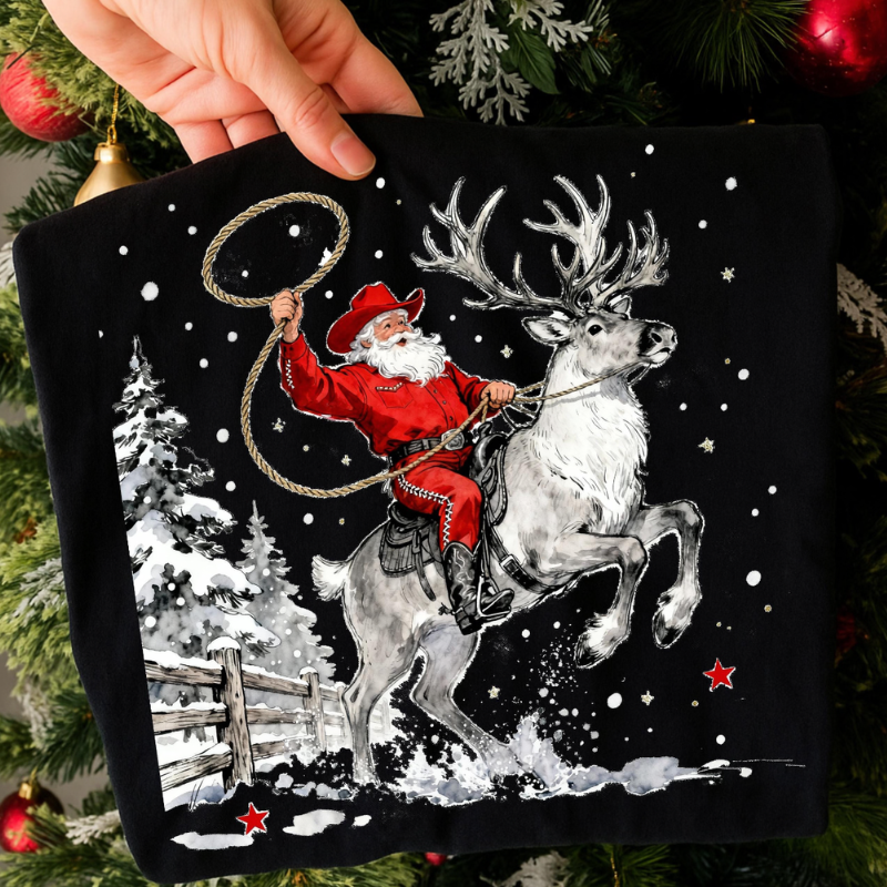 Reindeer Rodeo Top