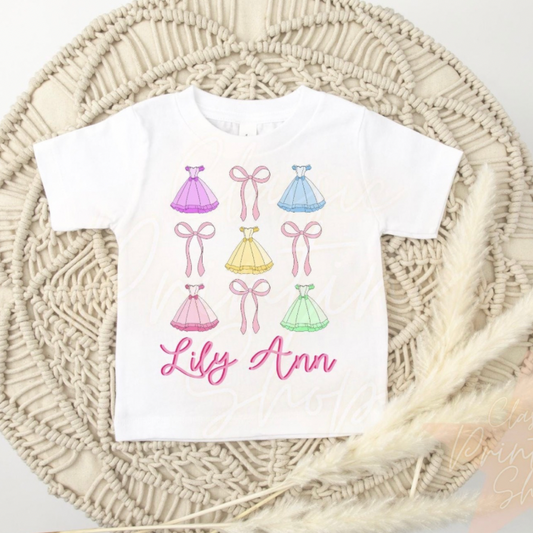 Custom Princess Dress Tee