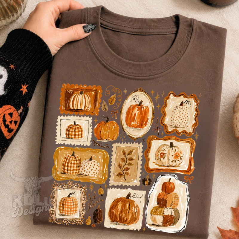 Pumpkin Stamps Top