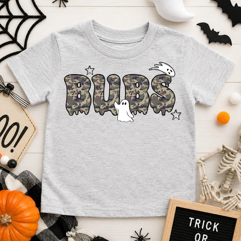Camo Ghost Name Tee