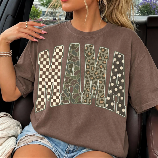 Fall Patterned Mama Top