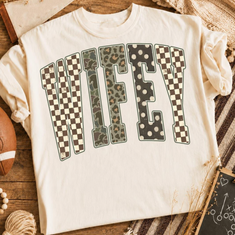 Wifey Pattern Top