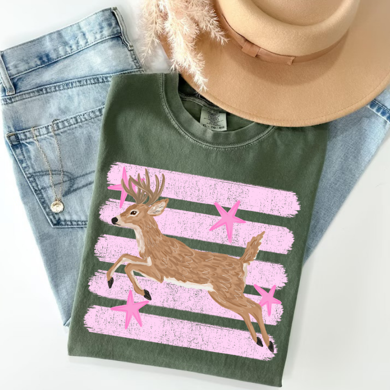 Whitetail Stripes Top
