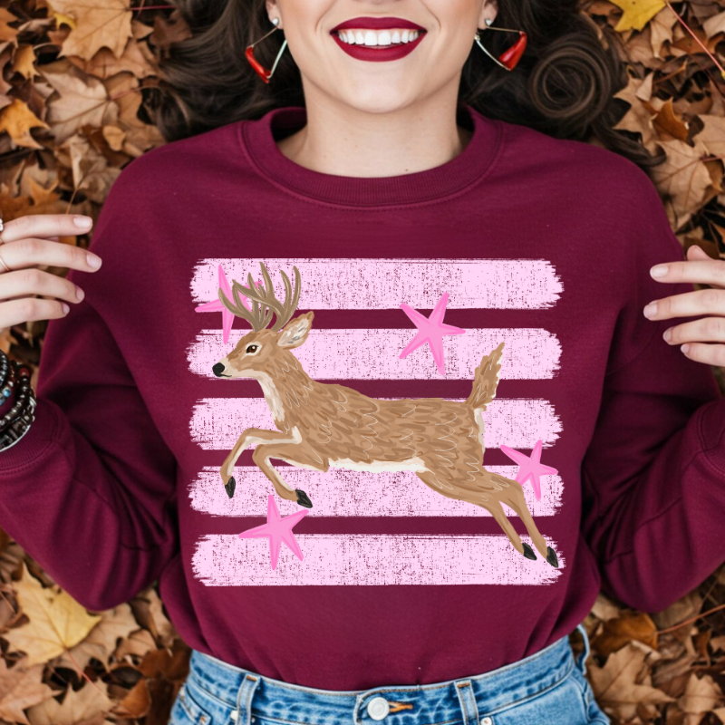 Whitetail Stripes Top
