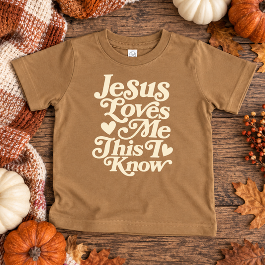 Retro Jesus Loves Me Tee