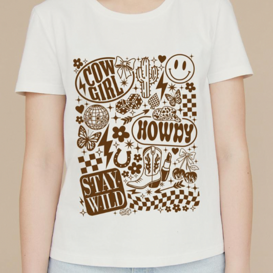 Western Collage Top