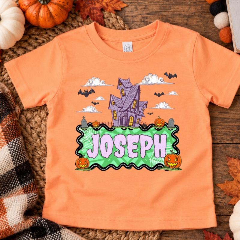 Spooky House Name Tee