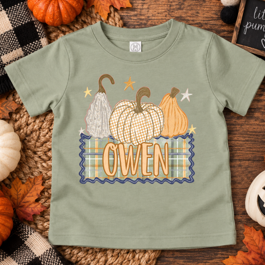 Pumpkin Trio Name Tee