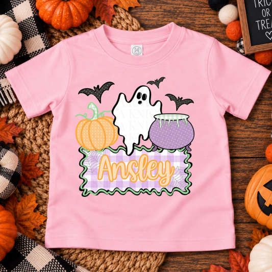 Girly Ghost Name Tee