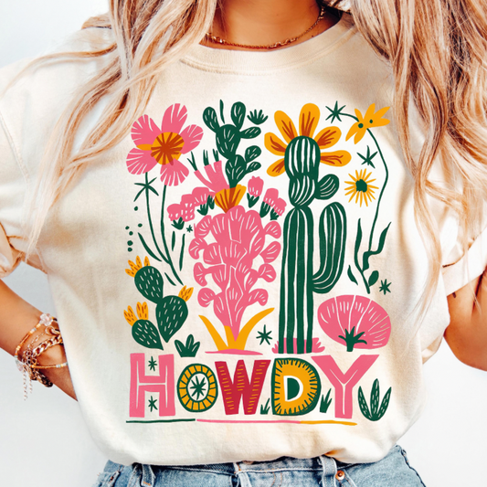 Boho Howdy Tee
