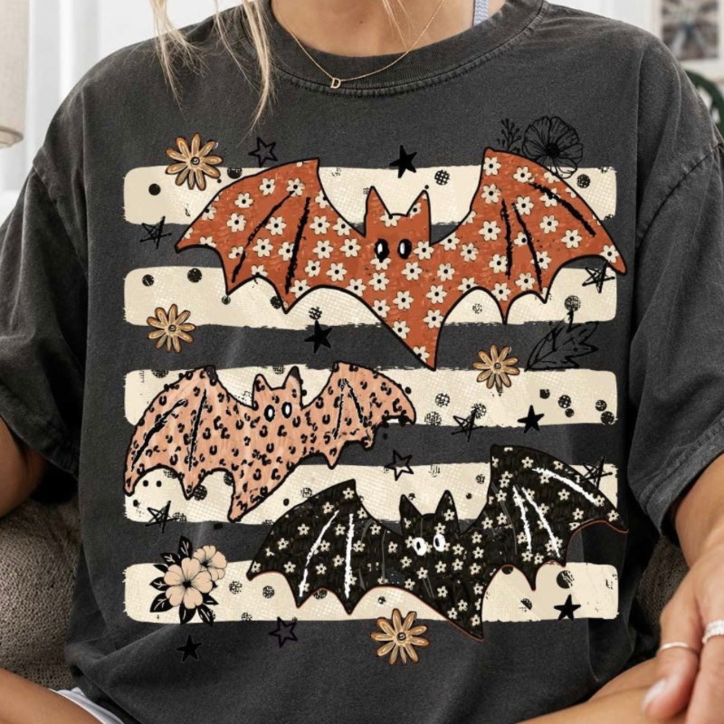 Boho Bats Top