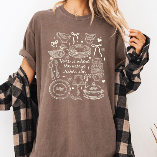 Vintage Dishes Tee