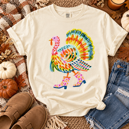 Colorful Turkey Top