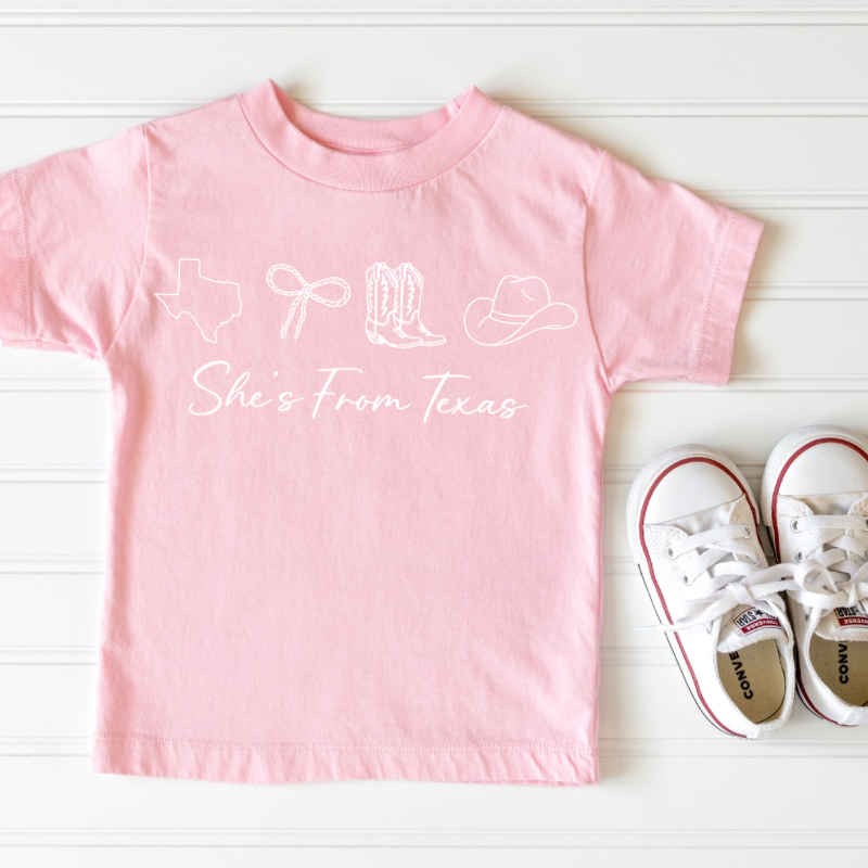 She’s From Texas (Toddler) Tee
