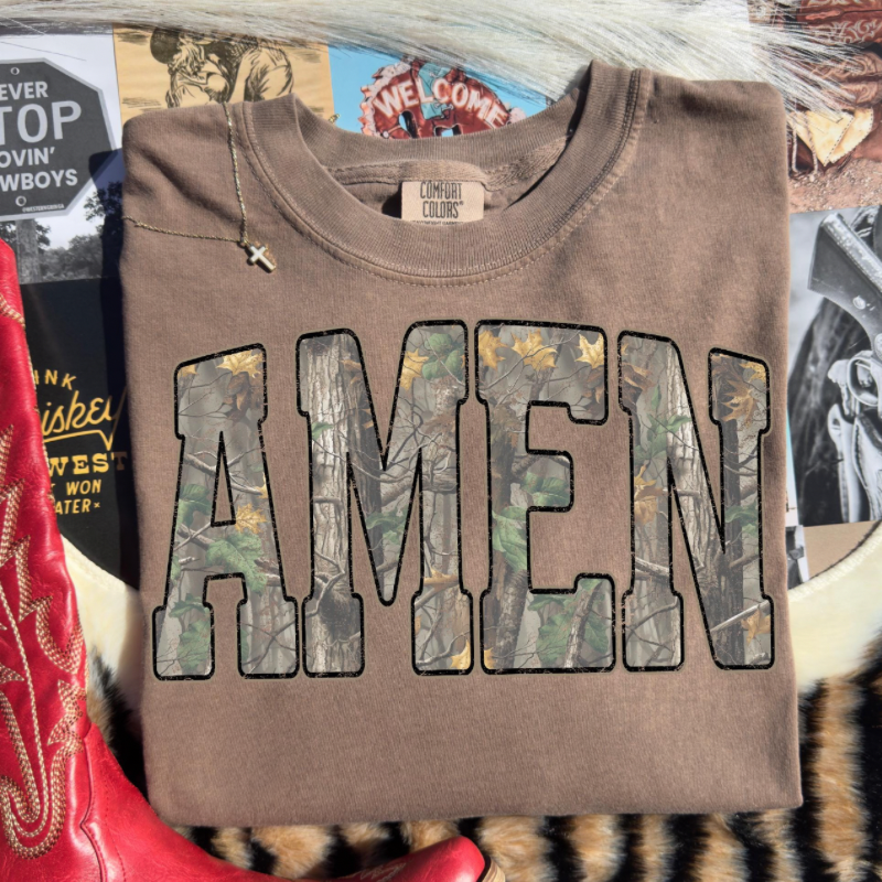Amen Camo Tee