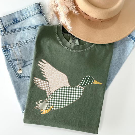 Preppy Patch Duck Top