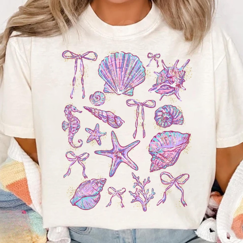 Pastel Seashell Tee
