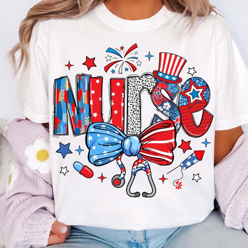 Patriotic Nurse Tee