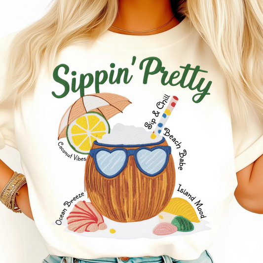 Sippin Pretty Tee