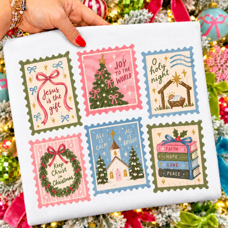 Christmas Stamp Top