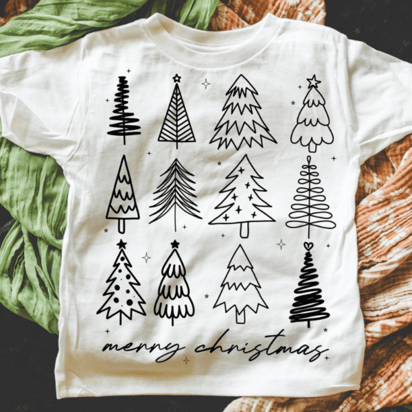 Christmas Tree Doodle Tee