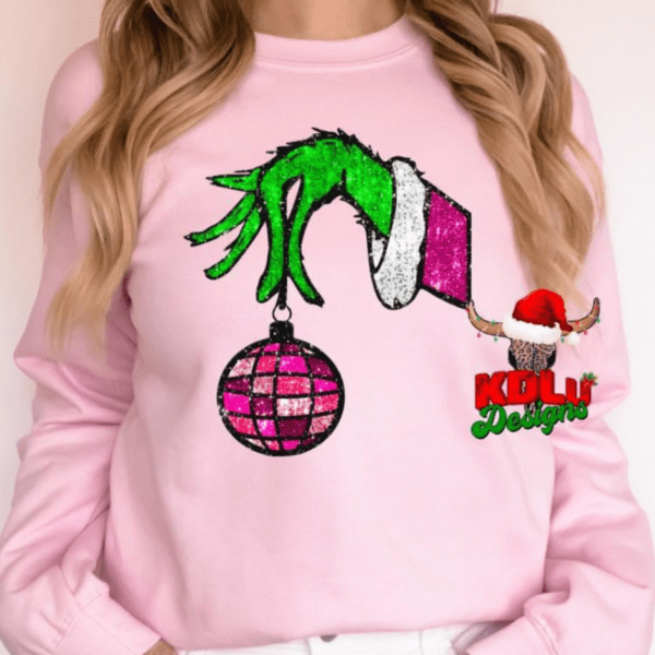 Pink Disco Ornament Sweatshirt