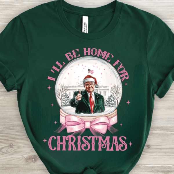 Home for Christmas Bows Tee