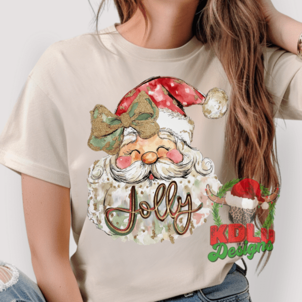 Jolly Santa Tee - Image 2